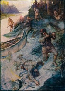 安全な人間は無かった、生命は安全ではなかった、1908年、c1920 作： Joseph Ratcliffe Skelton
