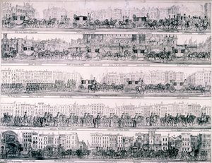 1837年、ロンドンでのヴィクトリア女王の歩み