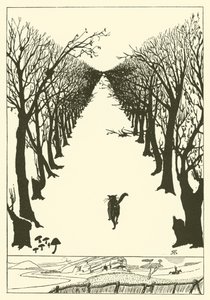 一人で歩いている猫（彫刻 作： Joseph Rudyard (after) Kipling
