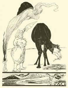すべての砂漠を担当するジン（彫刻 作： Joseph Rudyard (after) Kipling