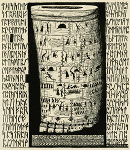 ラドヤード・キップリングの「Histoires comme ca」（1856年〜1936年）に掲載されているタフィマイ・メタルマイを表現したキップリングの絵（Librairie Delagrave社製 作： Joseph Rudyard Kipling