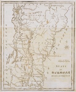 バーモント州の地図 作： Joseph Scott