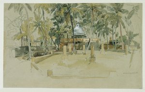 セイロンの仏教寺院 (スリランカ) 作： Joseph Selleny