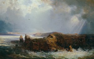 インド洋に浮かぶセントポール島 作： Joseph Selleny