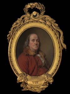 ベンジャミンフランクリン 作： Joseph Siffred Duplessis