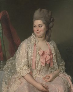 マダムドサンモリーズエレノアエリザベスアンジェリケデボーテルヌ、1742-1824、1776年。 作： Joseph Siffred Duplessis