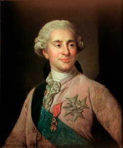 金の羊毛騎士団の記章をつけたフランス国王ルイ16世（1754-1793）の肖像 ジョセフ・シフレッド・デュプレシ（1725-1802）の絵画（ジョセフ・シフレッド、ジョセフ・シフレッド、ジョセフ・シフリン、ジョセフ・シフリン） 18世紀 M