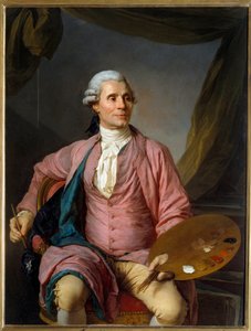 画家ジョセフ・マリー・ヴィエン（1716-1809）の肖像 ジョセフ・シフレッド・デュプレシ（1725-1802）の絵画（ジョセフ・シフレッド、ジョセフ・シフレッド、ジョセフ・シフレイン、ジョセフ・シフレイン） 1784 Sun 1,33x1 m - 画家ジョセフ・マリー・ヴィエン（1716-...