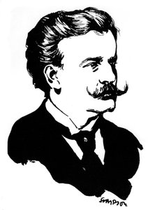 モリズローゼンタール、ポーランド系アメリカ人ピアニスト、1912年。 作： Joseph Simpson