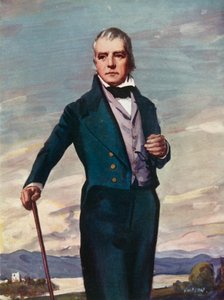 ウォルタースコット卿、1771年〜1832年 作： Joseph Simpson