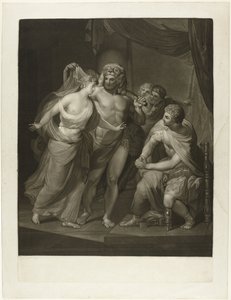ヘラクレスは冥界からアルケスティスを連れ戻す 作： Joseph Spiegl