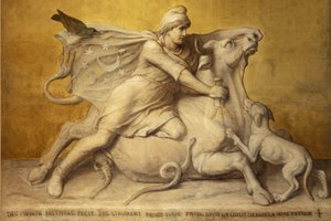 O Deus Invencível Mitra, final do século XIX e início do século XX (pintura) 作： Joseph Stallaert