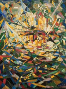 Battle of Lights, Coney Island 作： Joseph Stella