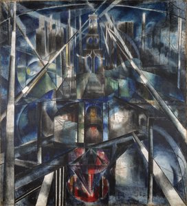 ブルックリンブリッジ 作： Joseph Stella
