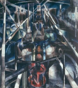 ブルックリンブリッジ 作： Joseph Stella
