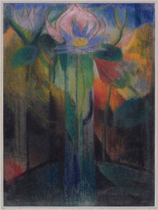 ジャングルの葉 作： Joseph Stella