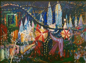 ルナパーク 作： Joseph Stella