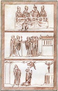 トーマスベケットの生涯、1801年。 作： Joseph Strutt