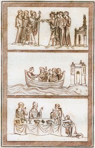 トーマスベケットの生涯、1801年。 作： Joseph Strutt