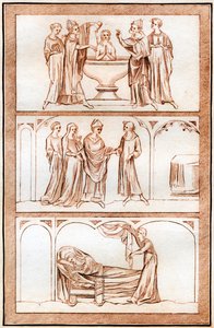 トーマスベケットの生涯、1801年。 作： Joseph Strutt