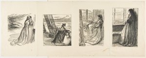 ランカシャーの救援基金、少佐の娘、セントの虐殺の前の朝、1862 作： Joseph Swain