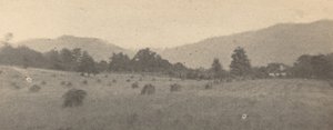 木と山のある風景、1900年頃 作： Joseph Turner Keiley