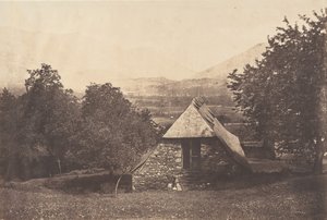 Despourreinsの農場の近くにあるArgelèsの谷。St-Sauveur, 1853年。