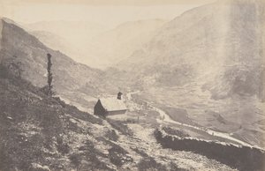 1853年、サンアントニオのカピラから撮影されたボソスト渓谷。