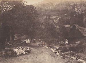1853年、ルションから撮影されたモントーバンの村。