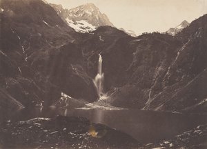 オオまたはセクレホ湖の眺め、バニェール・ド・リュション、1853年