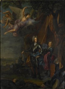 トルコ人に対するモハーチの戦いでのバイエルン選帝侯マクシミリアン 2 世の肖像 作： Joseph Vivien (copy after)