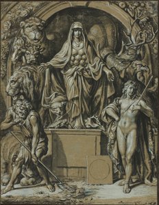 自然の比喩としてのエフェソスのダイアナ 作： Joseph Werner