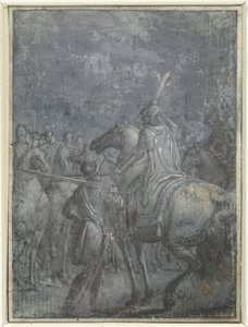 他の騎手と一緒に馬に乗った陸軍司令官 騎士と騎士の類似イラスト集（連載タイトル） 作： Joseph Werner
