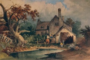 コテージ、c1852 作： Joseph William Allen
