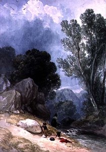 人物のいる風景 作： Joseph William Allen