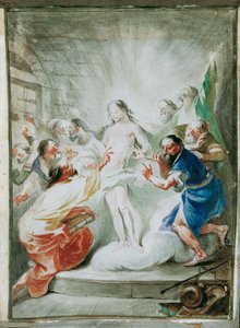復活したキリストが弟子たちに現れる 作： Joseph Winterhalder d. J.