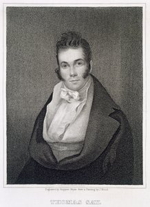 トーマス・セイ（1787-1834）、ヘンリー・ホプナー・マイヤー（1787-1847）によって彫刻 作： Joseph Wood