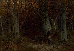 ヘンゼルとグレーテル 作： Joseph Wopfner