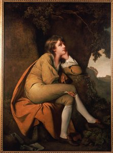 ビートティ博士による「ミンストレル」のエドウィン 作： Joseph Wright of Derby