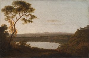 アルバーノ湖 作： Joseph Wright of Derby
