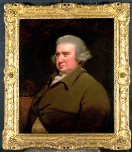 エラスムスダーウィン博士の肖像（1731-1802）科学者、発明家、詩人、チャールズダーウィンの祖父、1792年から93年（5516も参照） 作： Joseph Wright of Derby