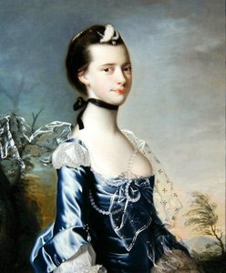 エリザベス・コープステイク（1790年没）の肖像（油彩・キャンバス） 作： Joseph Wright of Derby