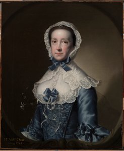 ウィリアム・チェイス・シニア夫人の肖像 作： Joseph Wright of Derby