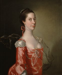 貴婦人の肖像 1760年頃 油彩・カンヴァス 作： ダービーのジョセフライト