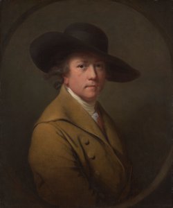 自画像 作： Joseph Wright of Derby