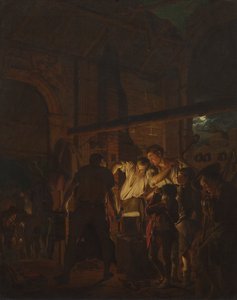 鍛冶屋 作： Joseph Wright of Derby
