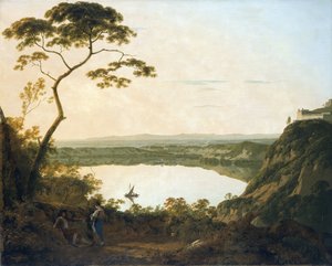 アルバーノ湖 作： Joseph Wright of Derby