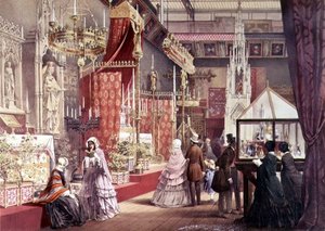 素晴らしい展覧会：1851年にプーギンによって設計された中世の裁判所（205263も参照） 作： Joseph after Nash