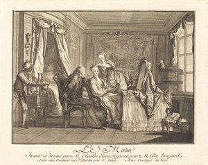 朝 作： Joseph de Longueil after Charles Eisen