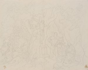 クリストファーの伝説の一場面 作： Joseph von Fuhrich